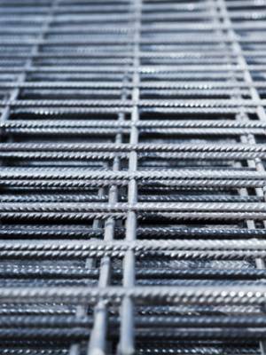 Steel Rebars for reinforced concrete.steel reinforcement bar texture in construction site.